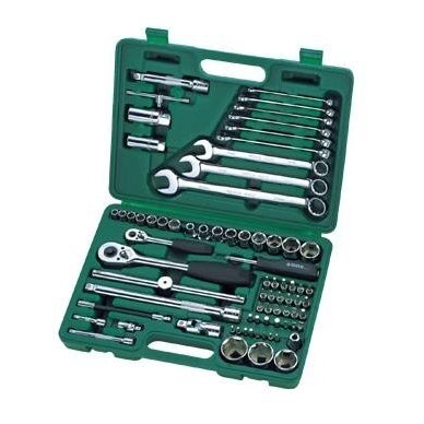 1/4" + 1/2" Dr. Socket wrench set 76pcs.