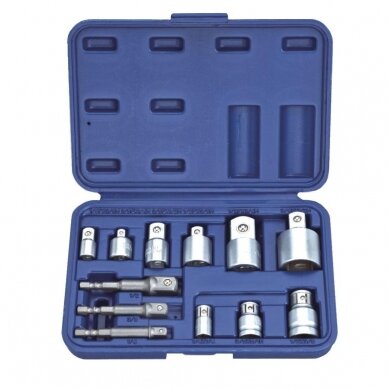 1/4" + 3/8" + 1/2" + 3/4" Dr. Adapter set 12pcs.