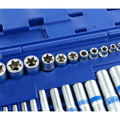 1/4" + 3/8" + 1/2" Dr. E - Socket set 28pcs. 2