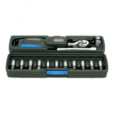 1/4" Dr. Pre-set digital torque wrench 6-30Nm with bit sets 2