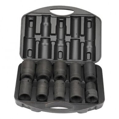 1" Dr. Impact socket set 10pcs. (17-38mm)