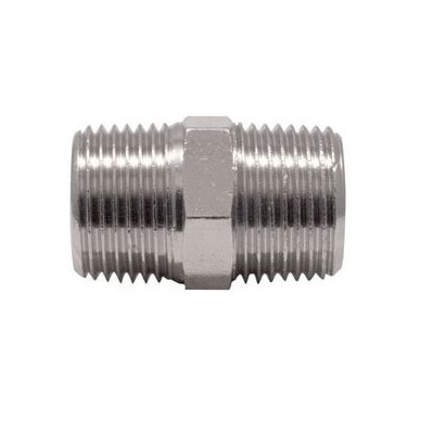 Adapter from external thread 1/4" to 1/4"