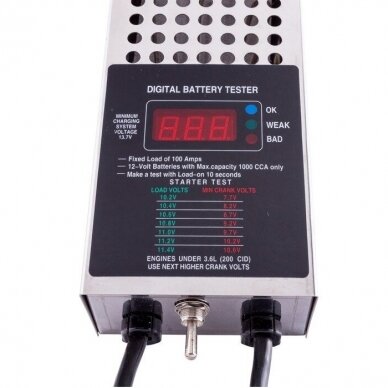 Digital battery load tester 12V 2