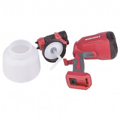 Li-ion Cordless Spray Gun Ø1.8mm, Ø2.6mm 20V LI-ION 5