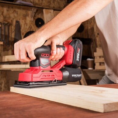 Li-ion Cordless Orbital Sander 94x185mm 20V 9