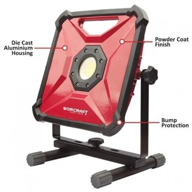 Li-ion Cordless COB(30W) rechargeable flood light 20V 11