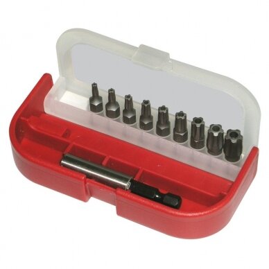 Screwdriver 5-point bit set 10pcs.