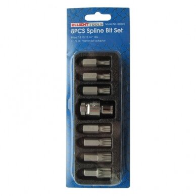 Screwdriver bit set 8pcs. SPLINE