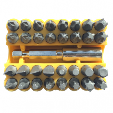 Screwdriver bit set with bit holder 32pcs