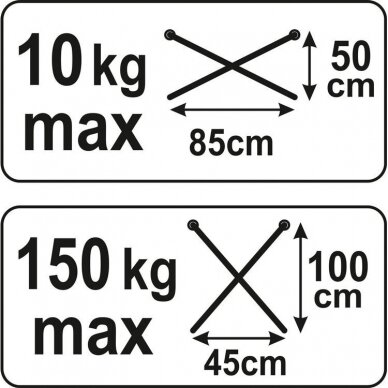 Dažymo stendas sulankstomas 150kg 5