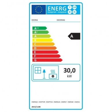 Dujinis šildytuvas 12-30kW su reguliacija DEDRA 2