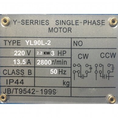 Motor for compressor. Spare part 6