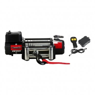 Electric winch (Muscle Lift) 24V 12500Lbs/5665kg with radio remote control