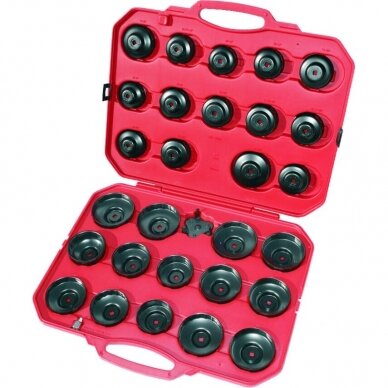 Oil filter cap wrench set 26pcs.