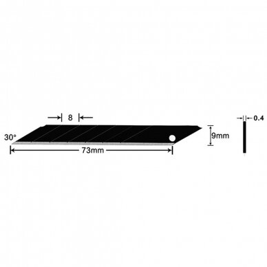 Spare blades 9mm (10pcs) 2