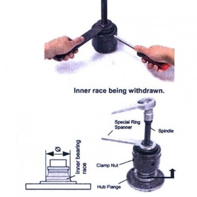 Inner bearing race puller set 15pcs. 2