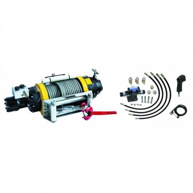 Hydraulic winch with radio remote control 22500Lbs/10215kg