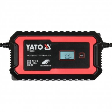 Electronic battery charger 6/12V 2/10A 200Ah 2