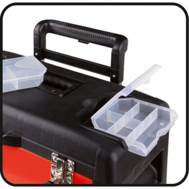 Trolley tool box mad up of 3 parts 6