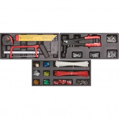 Įrankių spintelė TBR3007B-X su įrankiais 562vnt (19komp) 6