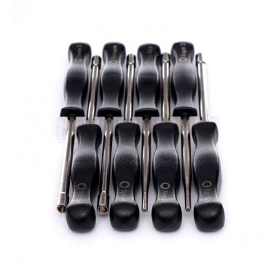 Keys for adjusting carburetors 8 pcs + brushes 3