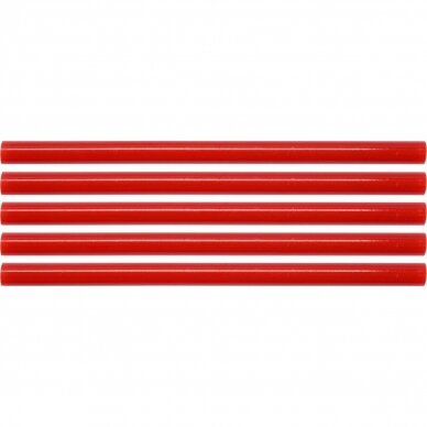 Hot glue stick set (red) (5pcs) 11.2x200mm