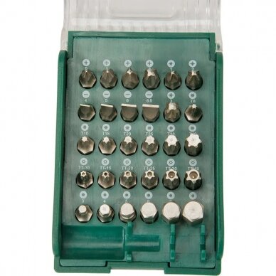 Screwdriver bit set 31pcs with bit holder 2