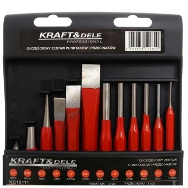 Chisel and punch set 12pcs 3