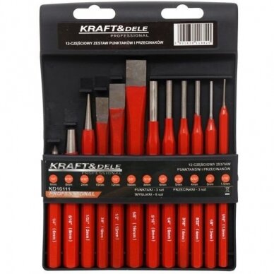 Chisel and punch set 12pcs