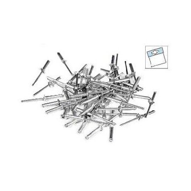 Aluminium blind rivets 50pcs.