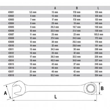 Combination gear wrench 2