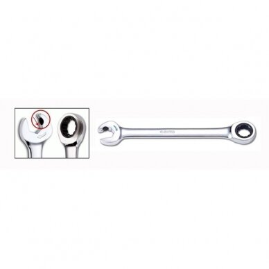 Combination gear wrench