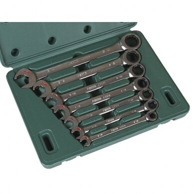 Combination gear wrenches set 7pcs. (5/16"-3/4")