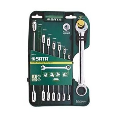 Combination gear wrenches set 8pcs. (8-19)