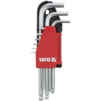 Hex key ball point set 9pcs (2-10mm)