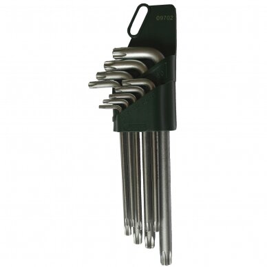 L-type hex key TORX  set 9pcs. (T10-T50)