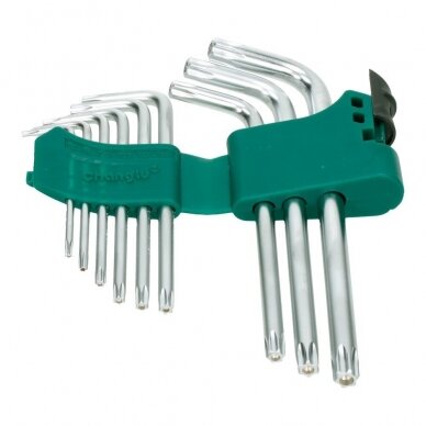 L-type hex key TORX short set 9pcs. (T10-T50) 3