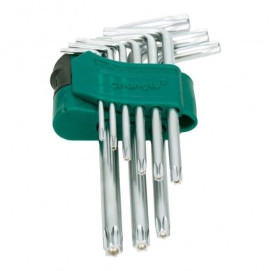 L-type hex key TORX short set 9pcs. (T10-T50)