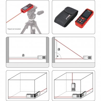 Laser distance meter 0.2-60m 4