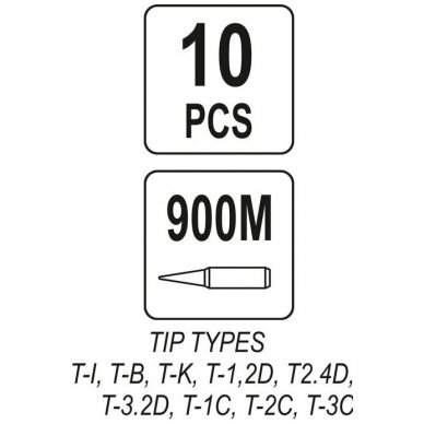 Soldering tip set (10pcs) 900M 2