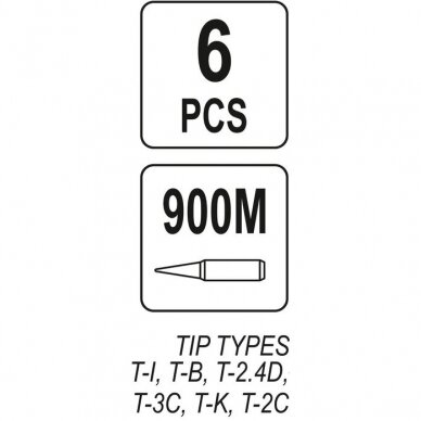 Soldering tip set (6pcs) 900M 2