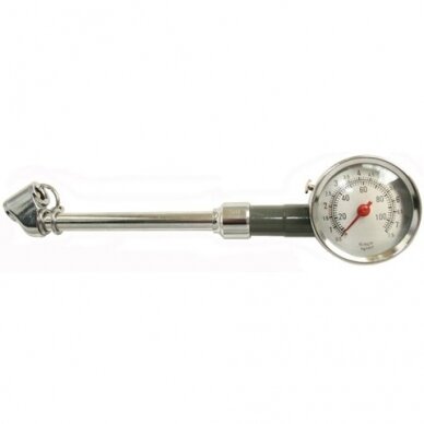 Dual foot tire gauge 0-11kg/cm²