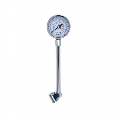 Dual foot tire gauge 0-15 bar (for truck)