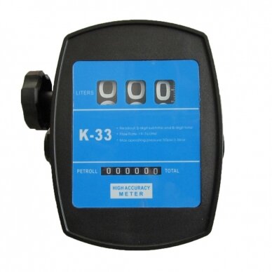 Meter for diesel transfer pump