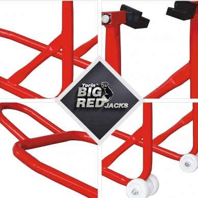 Motorcycle support stand for rear wheel 2