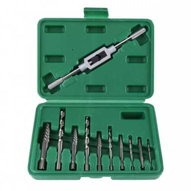 Screw extractor set and HSS drill bits 11pcs.