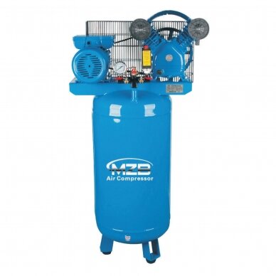 Belt-driven air compressor 100L (vertical receiver) 310L/min 8bar