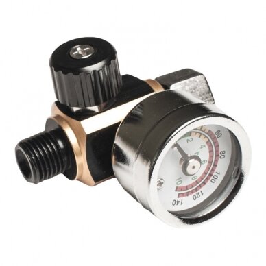 Air regulator with gauge