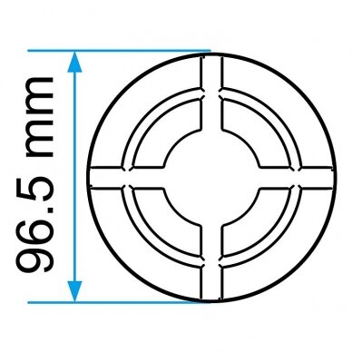 Padas guminis domkratui 96.5mm 3