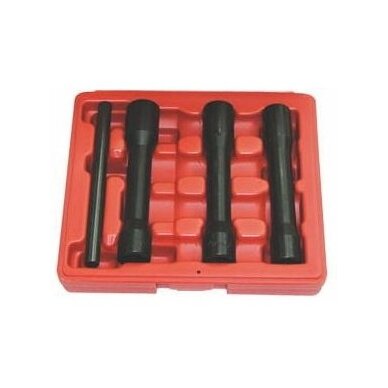 Locking wheel nut removal set 4 pcs. 1/2" Dr. deep